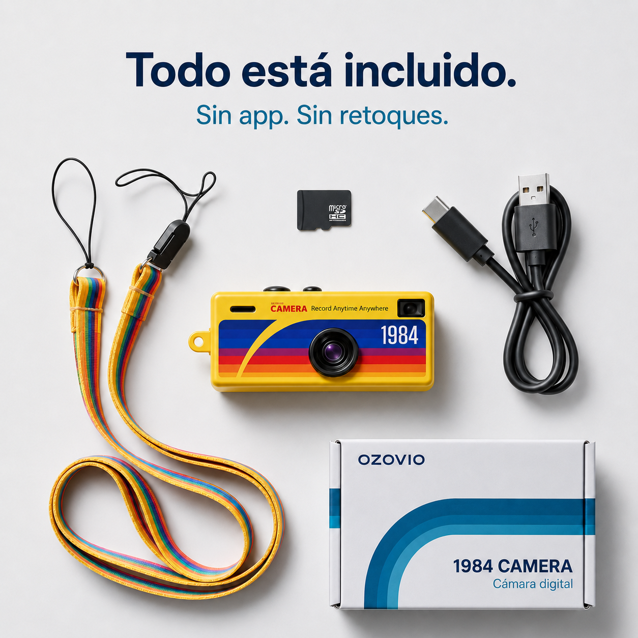 Câmera retro de bolso
