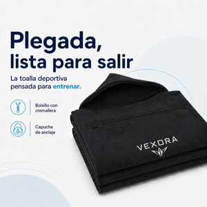 Vexora — Toalha esportiva com capuz