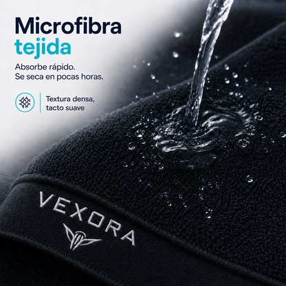 Vexora — Toalha esportiva com capuz