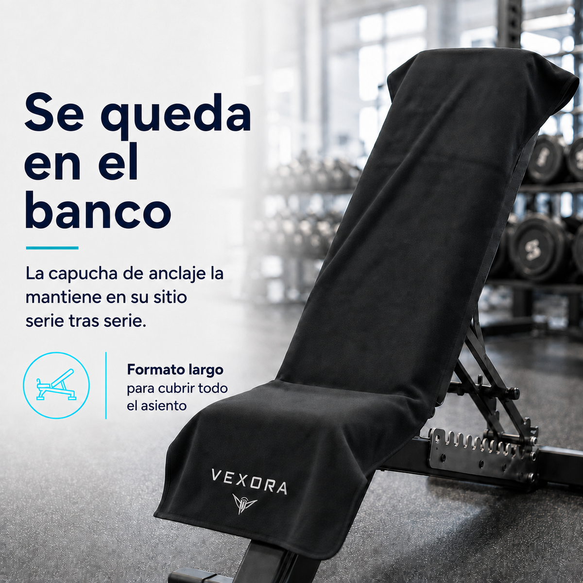 Vexora — Toalha esportiva com capuz