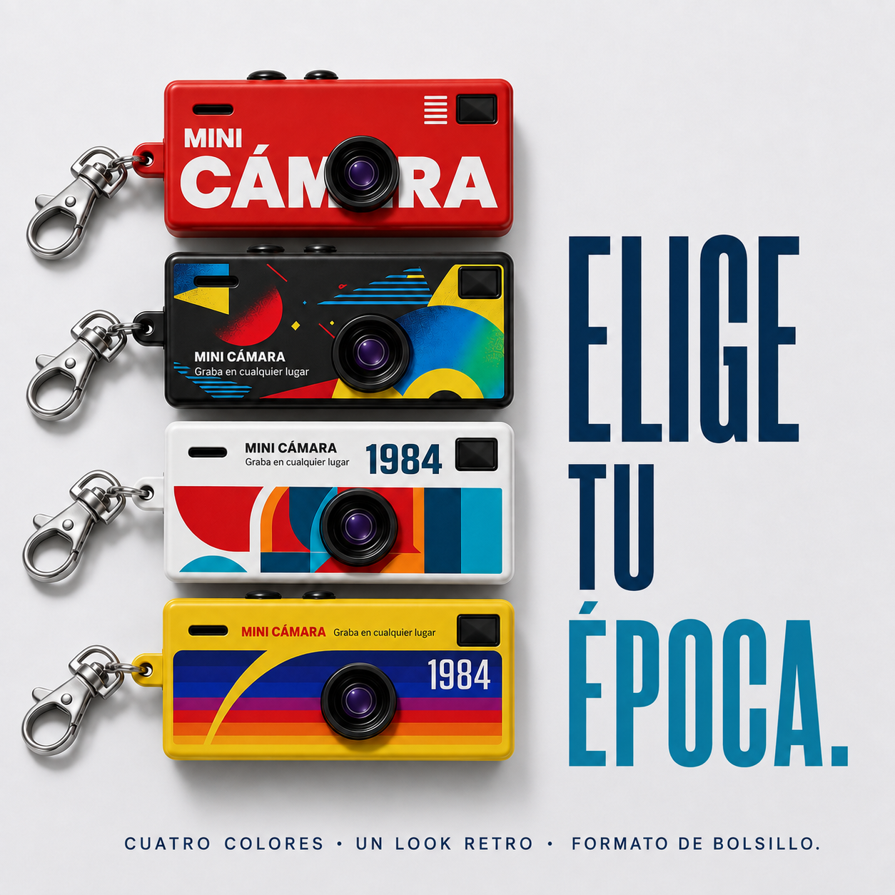 Câmera retro de bolso