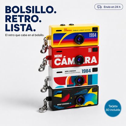 Câmera retro de bolso